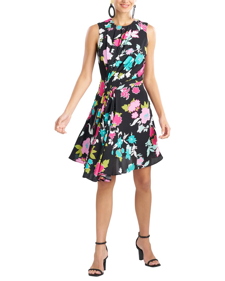 Natori Tangier Printed Silk Georgette Shirtdress