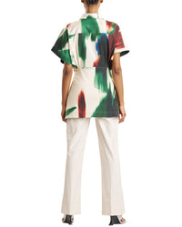 Natori Kimono Wrap Shirt