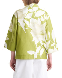 Natori Natori Andora Printed Poplin Kimono Shirt