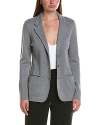 Bruno Magli Wool-Blend Sweater Blazer