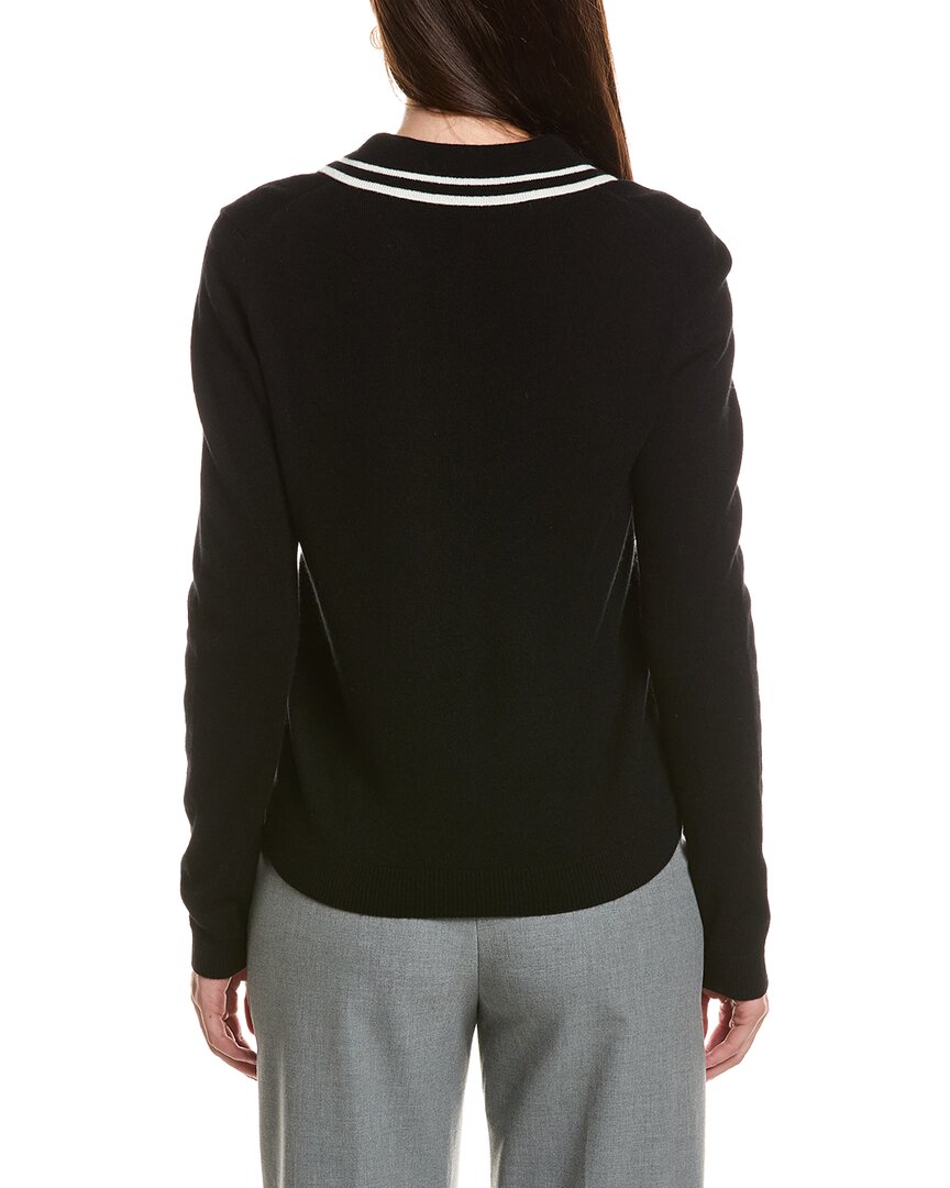 Bruno Magli Double Tipped Wool & Cashmere-Blend Polo Sweater