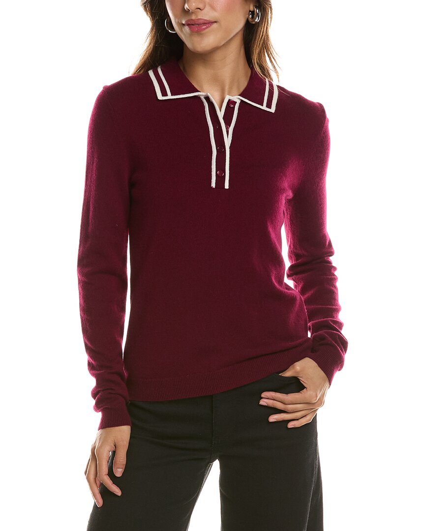Bruno Magli Double Tipped Wool & Cashmere-Blend Polo Sweater
