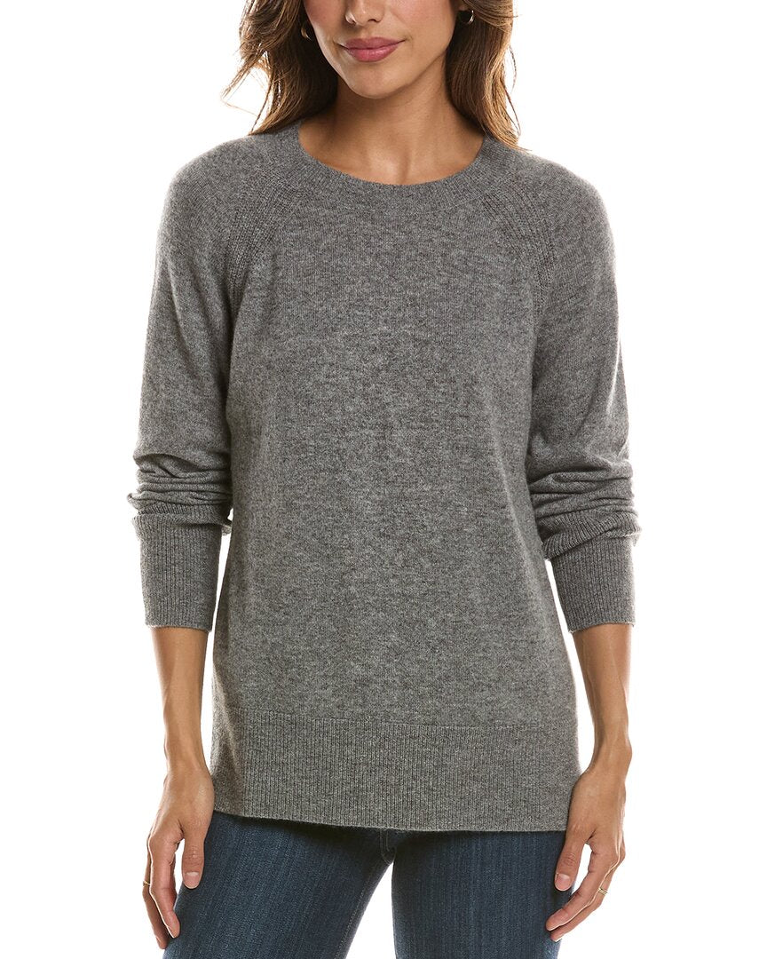 Forte Cashmere Easy Crewneck 100% Cashmere Sweater