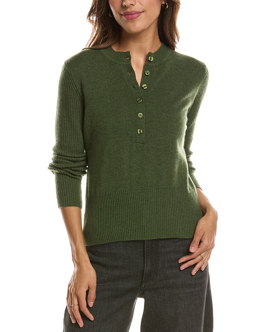 Forte Cashmere Crewneck 100% Cashmere Henley