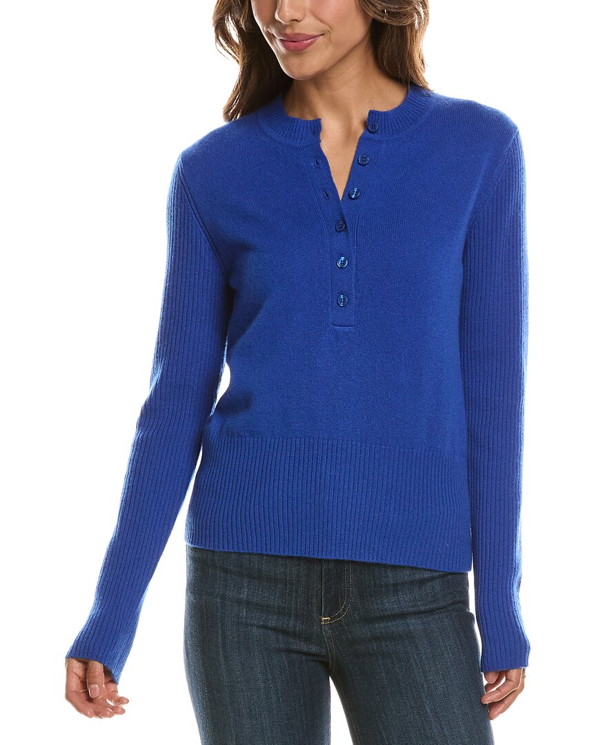 Forte Cashmere Crewneck 100% Cashmere Henley
