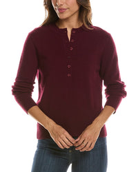 Forte Cashmere Crewneck 100% Cashmere Henley