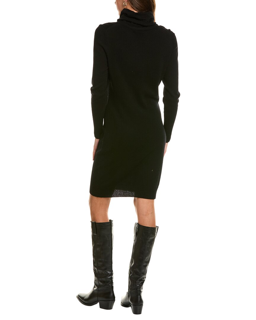 Forte Cashmere Turtleneck Wool & Cashmere-Blend Sweaterdress