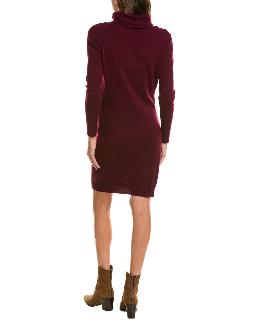 Forte Cashmere Turtleneck Wool & Cashmere-Blend Sweaterdress