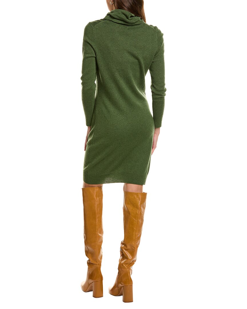 Forte Cashmere Turtleneck Wool & Cashmere-Blend Sweaterdress
