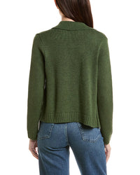 Forte Cashmere Double Breasted Wool & Cashmere-Blend Cardigan