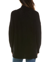 Forte Cashmere Textured 100% Cashmere Duster Cardigan