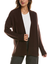 Forte Cashmere Textured 100% Cashmere Duster Cardigan