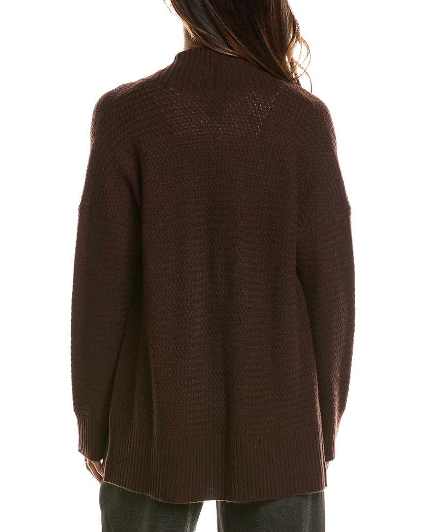 Forte Cashmere Textured 100% Cashmere Duster Cardigan
