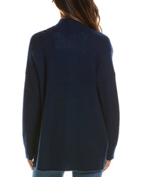 Forte Cashmere Textured 100% Cashmere Duster Cardigan