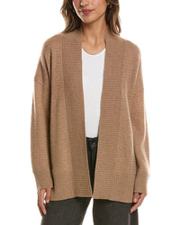 Forte Cashmere Textured 100% Cashmere Duster Cardigan