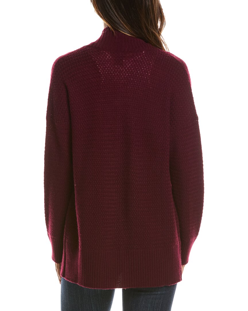 Forte Cashmere Textured 100% Cashmere Duster Cardigan