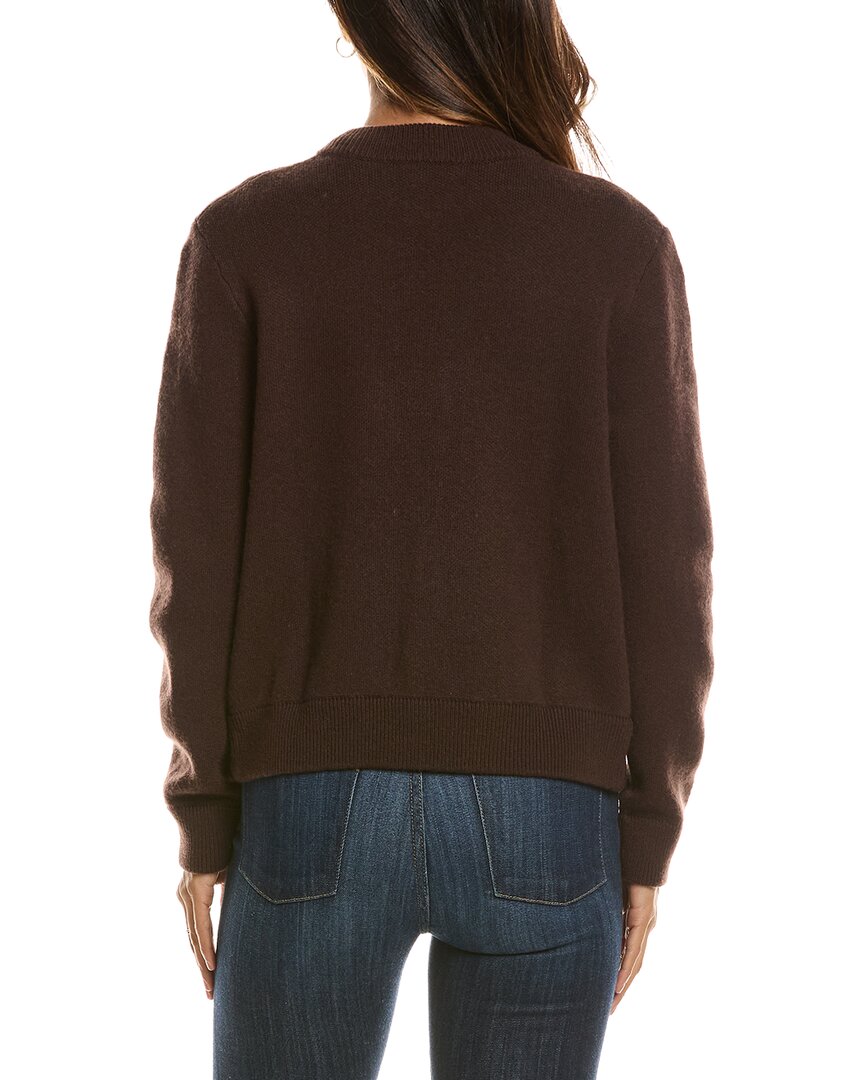 Forte Cashmere Zip 100% Cashmere Bomber Cardigan