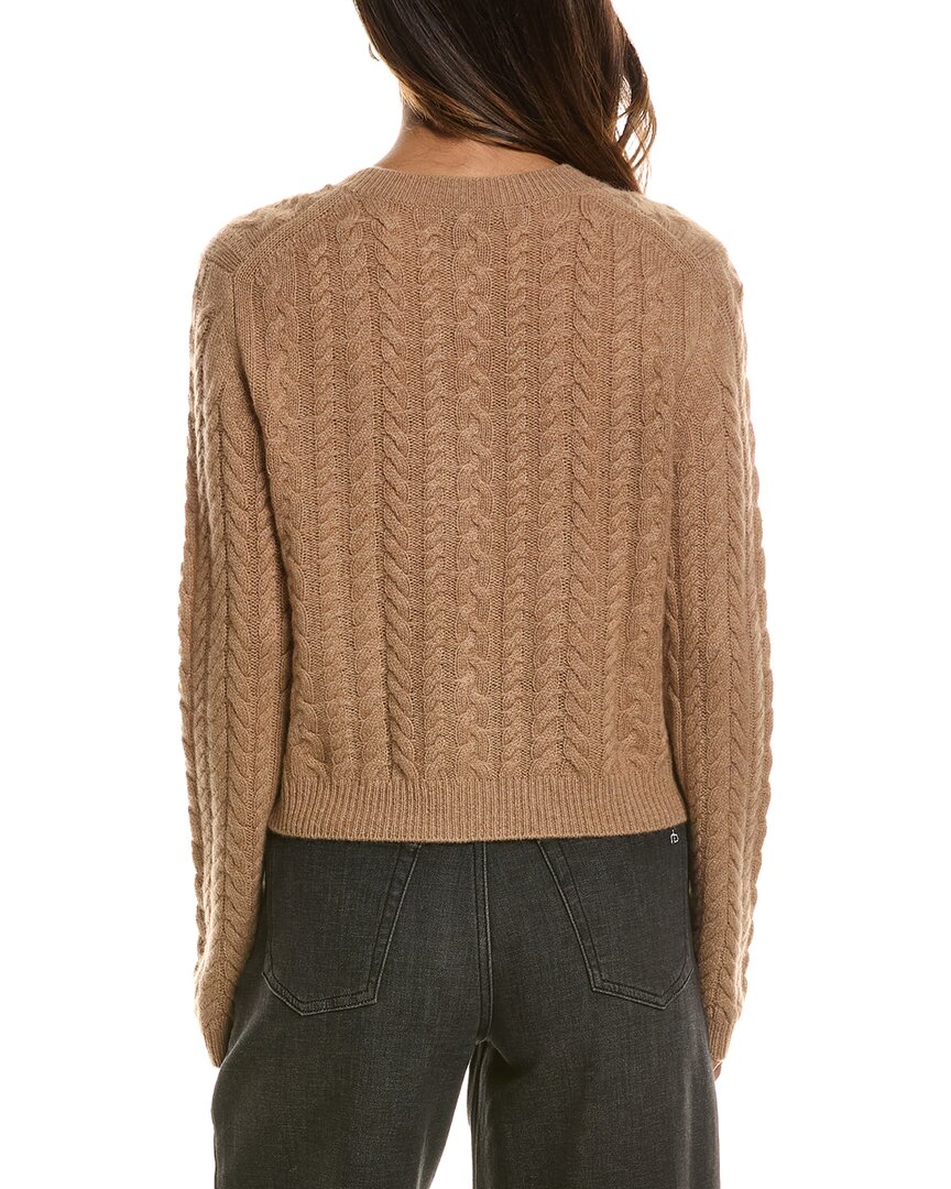 Forte Cashmere Cable Crewneck 100% Cashmere Cardigan