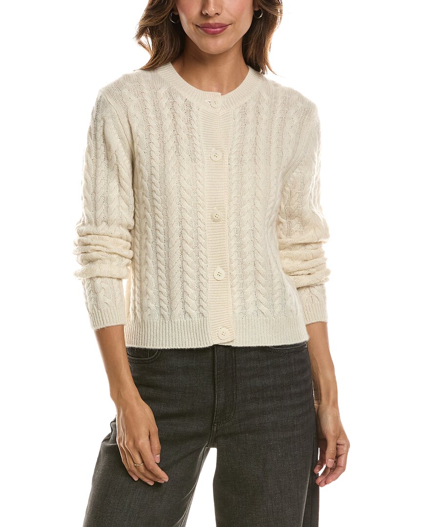 Forte Cashmere Cable Crewneck 100% Cashmere Cardigan