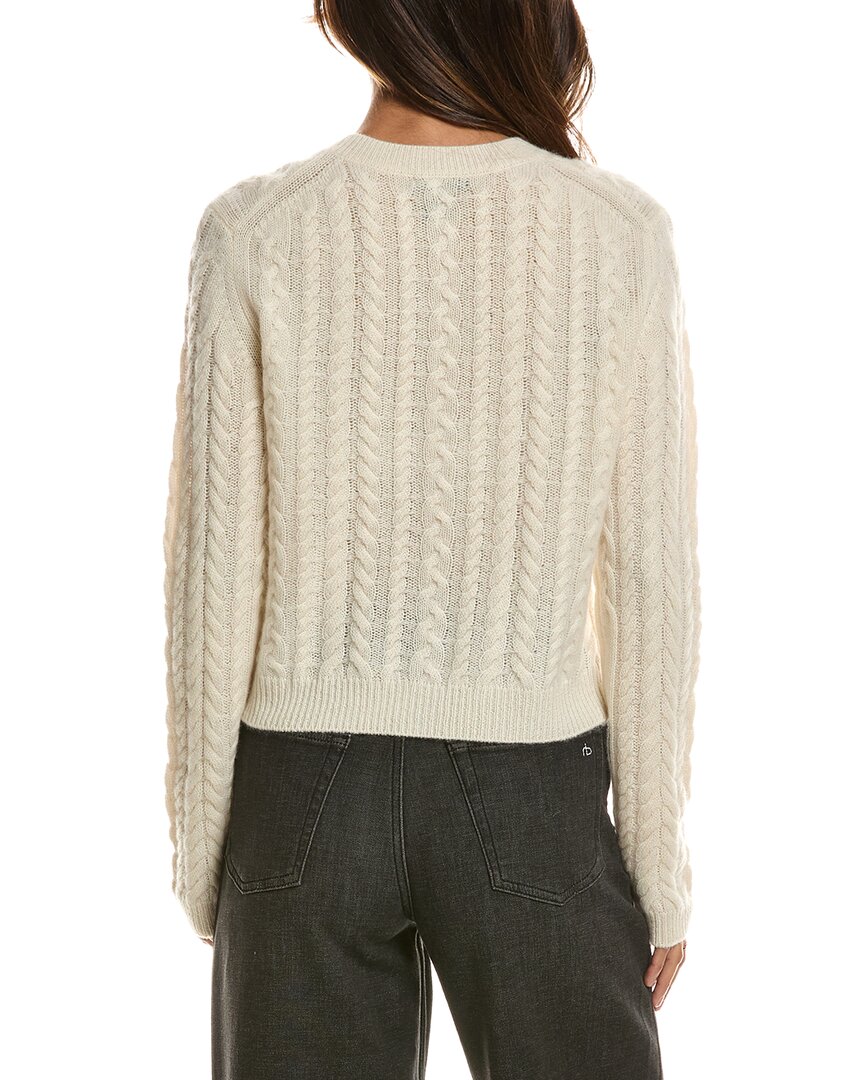 Forte Cashmere Cable Crewneck 100% Cashmere Cardigan