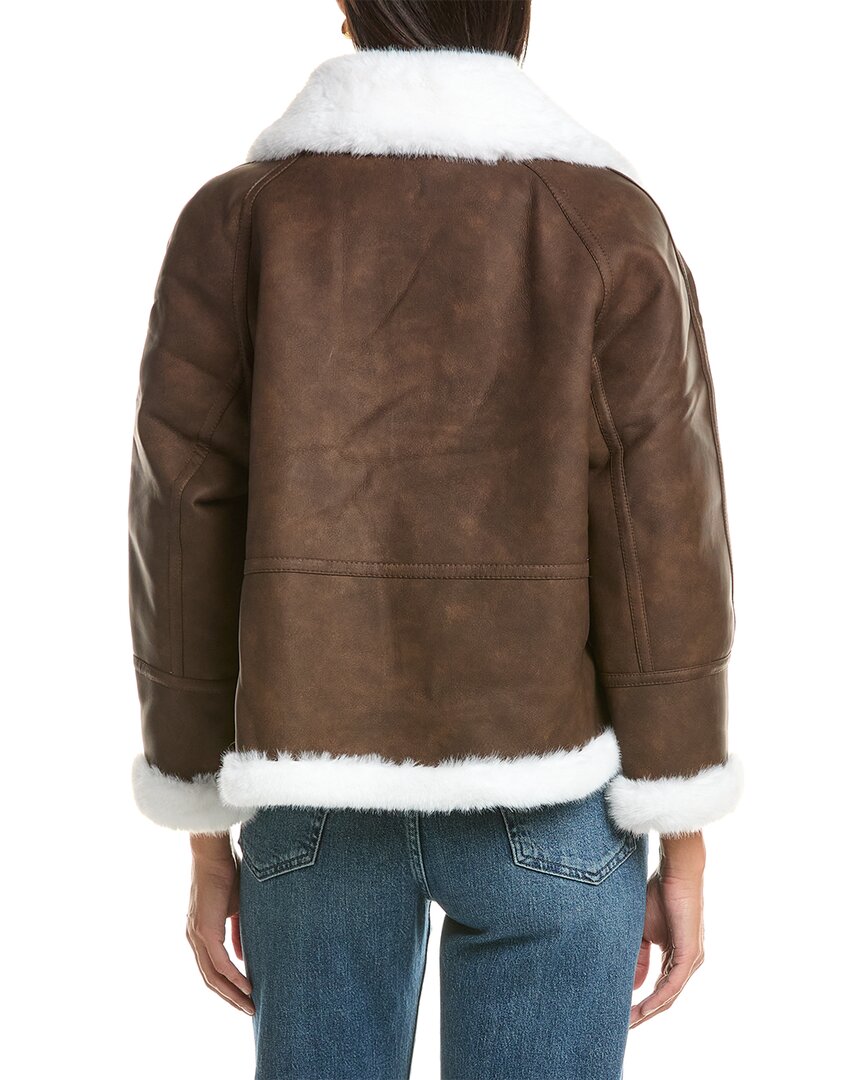 La Fiorentina La Fiorentina Faux Fur Jacket