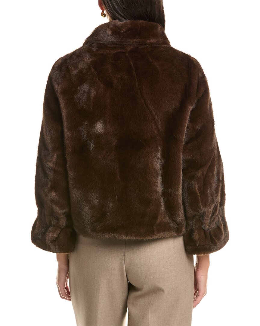 La Fiorentina La Fiorentina Plush Faux Fur Jacket