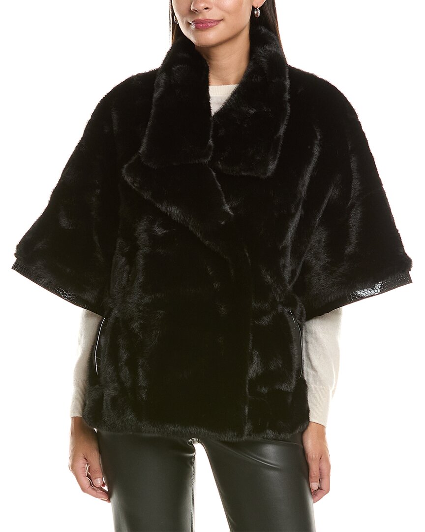 La Fiorentina La Fiorentina Faux Fur Jacket