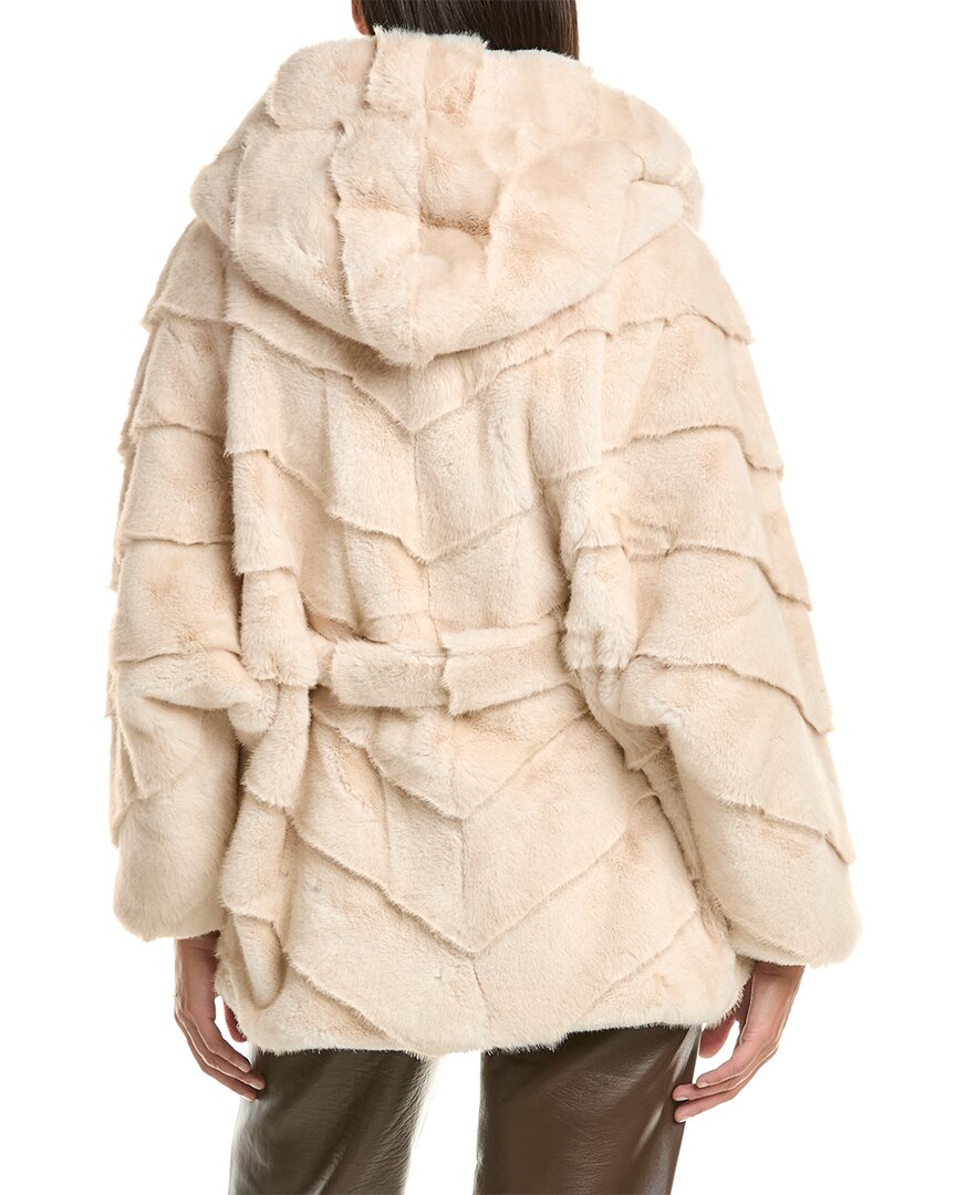 La Fiorentina La Fiorentina Plush Faux Fur Jacket