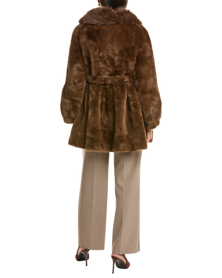 La Fiorentina La Fiorentina Plush Faux Fur Jacket