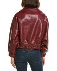 La Fiorentina Wrap Faux Leather Jacket