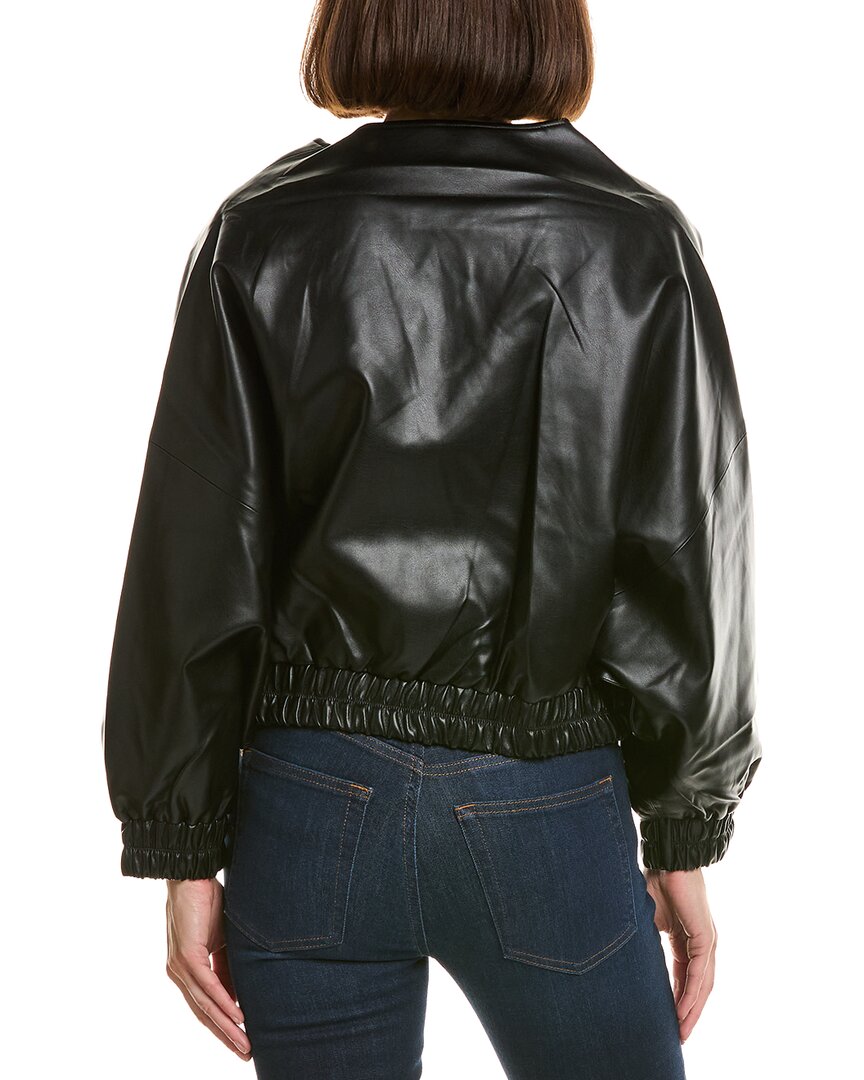La Fiorentina Wrap Faux Leather Jacket