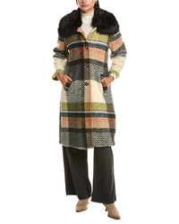 La Fiorentina La Fiorentina Long Length Wool-Blend Coat
