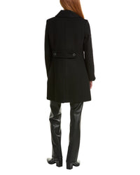 Andrew Marc Emmeline Wool-Blend Slim Coat
