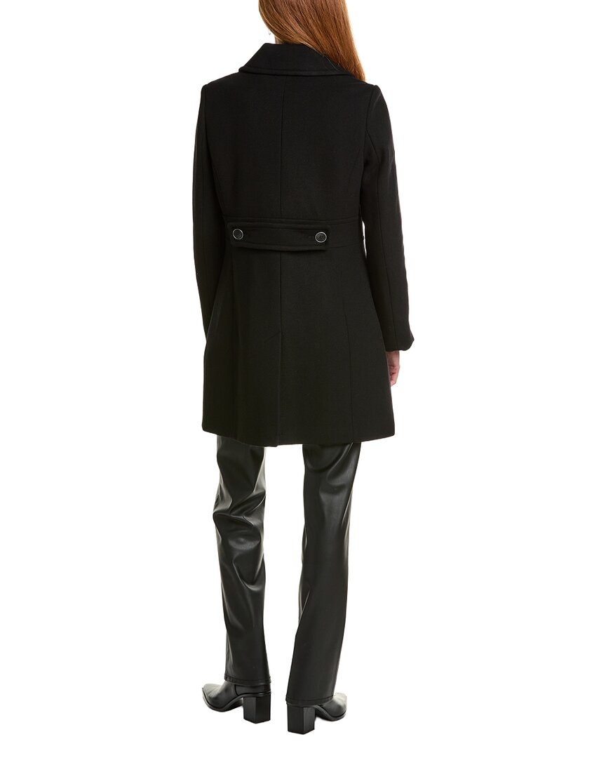 Andrew Marc Emmeline Wool-Blend Slim Coat