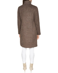 Andrew Marc Addison Eyelash Wool-Blend Coat