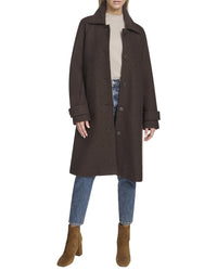 Andrew Marc Jupiter Wool-Blend Balmacaan Coat