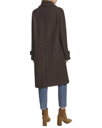 Andrew Marc Jupiter Wool-Blend Balmacaan Coat