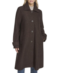 Andrew Marc Jupiter Wool-Blend Balmacaan Coat