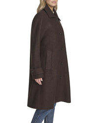 Andrew Marc Jupiter Wool-Blend Balmacaan Coat