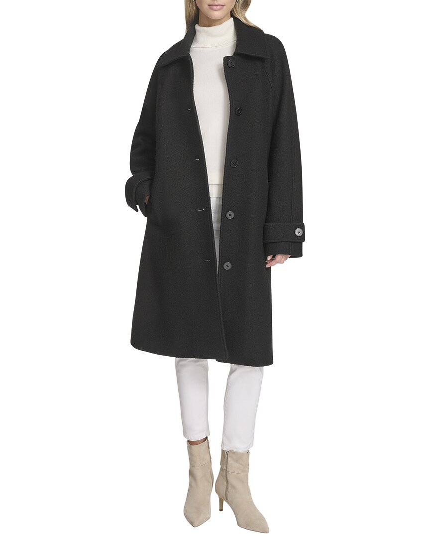 Andrew Marc Jupiter Wool-Blend Balmacaan Coat