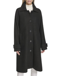 Andrew Marc Jupiter Wool-Blend Balmacaan Coat