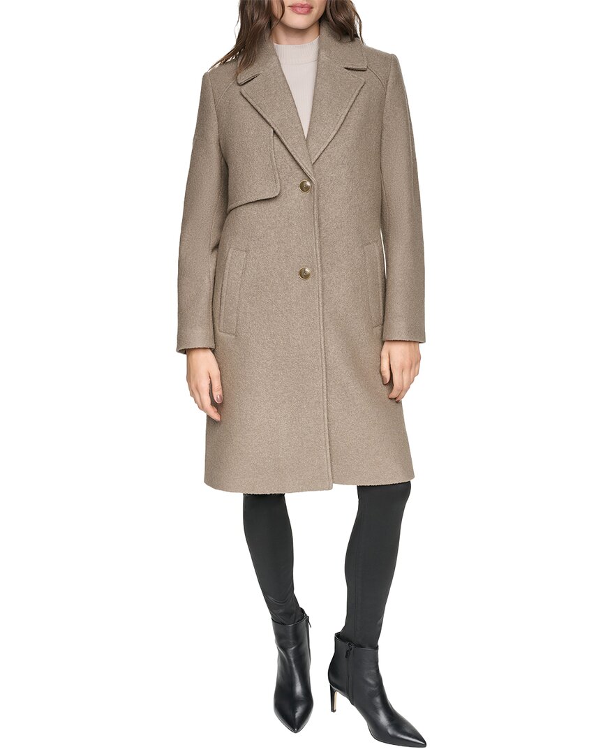 Andrew Marc Besette Boiled Wool-Blend Coat