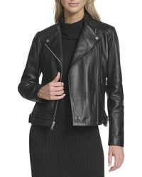 Andrew Marc Andrew Marc Frankie Leather Moto Jacket
