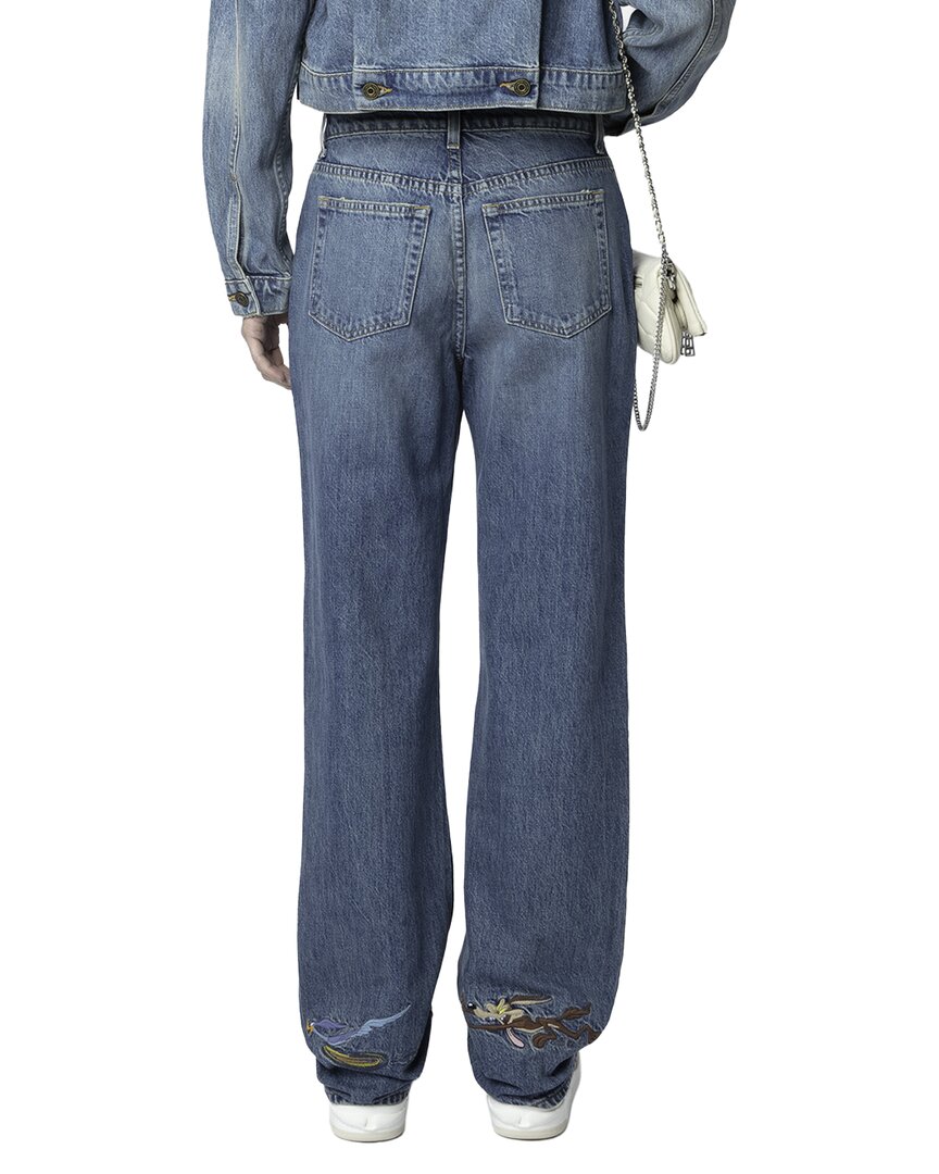 Zadig & Voltaire The Stevie Rip Beep Beep 90S Jeans