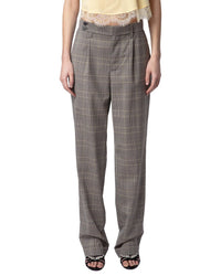 Zadig & Voltaire Pura Check Wool Pant
