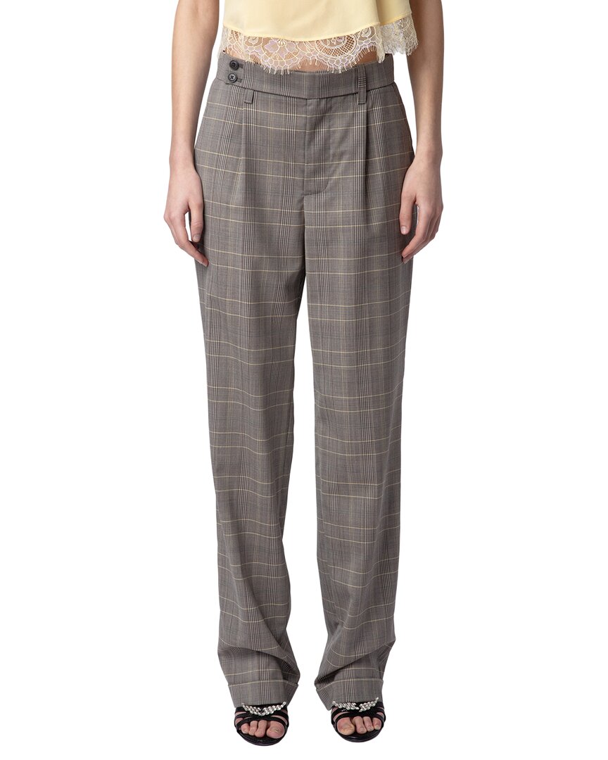 Zadig & Voltaire Pura Check Wool Pant