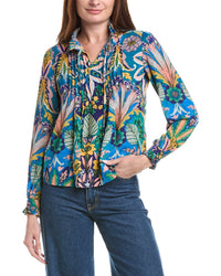 Nicole Miller Nicole Miller Printed Top