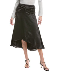 Nicole Miller Solid Skirt