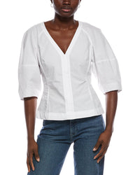 Madewell Sculptural V-Neck Top
