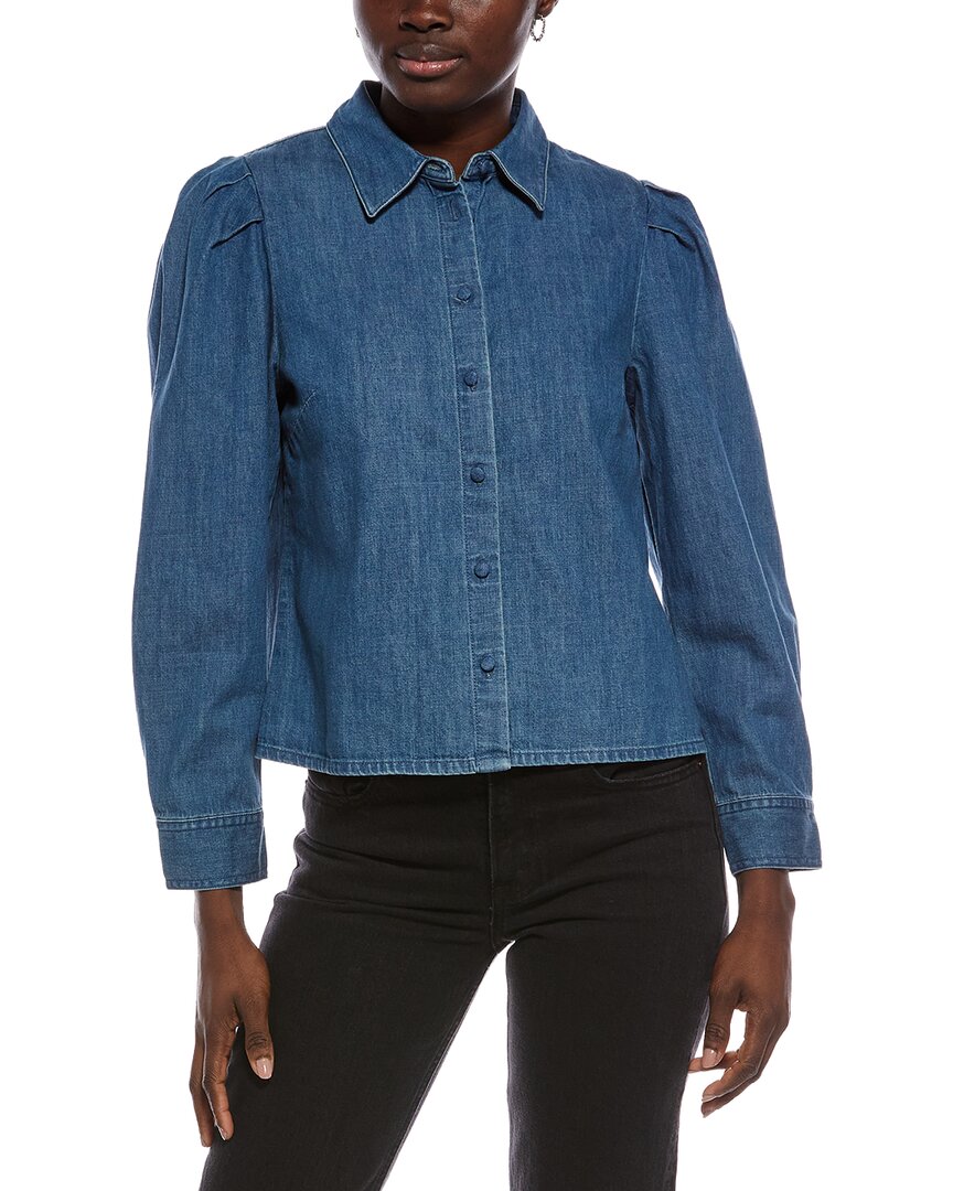 Madewell Madewell Puff Sleeve Fitted Shirt
